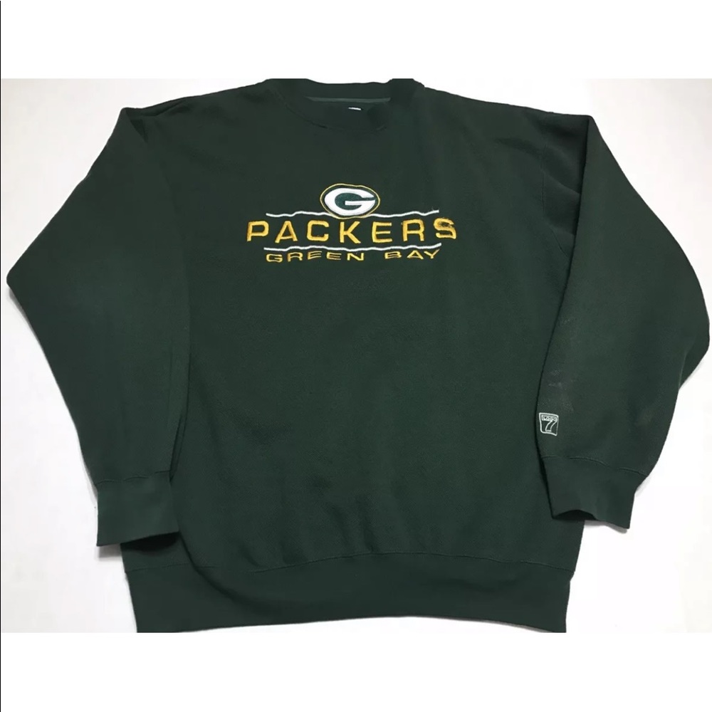 Vintage 90s Green Bay Packers Logo 7 Sweatshirt
